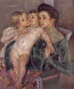 Mary Cassatt Kiss Sweden oil painting artist